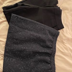 Bundle steal! Ann Taylor Loft signature trousers and wool-like texture skirt